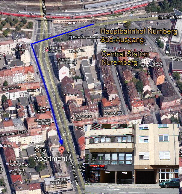 Apartment Am Hauptbahnhof Nürnberg Rom bilde